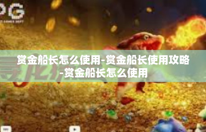 赏金船长怎么使用-赏金船长使用攻略-赏金船长怎么使用