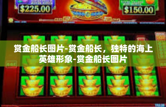 赏金船长图片-赏金船长，独特的海上英雄形象-赏金船长图片