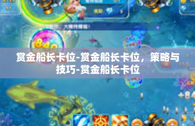 赏金船长卡位-赏金船长卡位，策略与技巧-赏金船长卡位