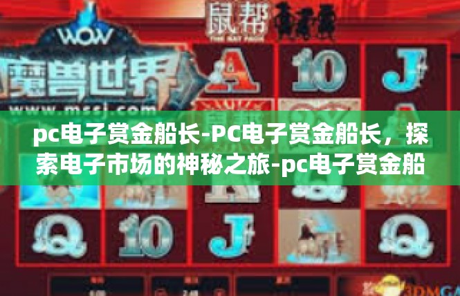 pc电子赏金船长-PC电子赏金船长，探索电子市场的神秘之旅-pc电子赏金船长