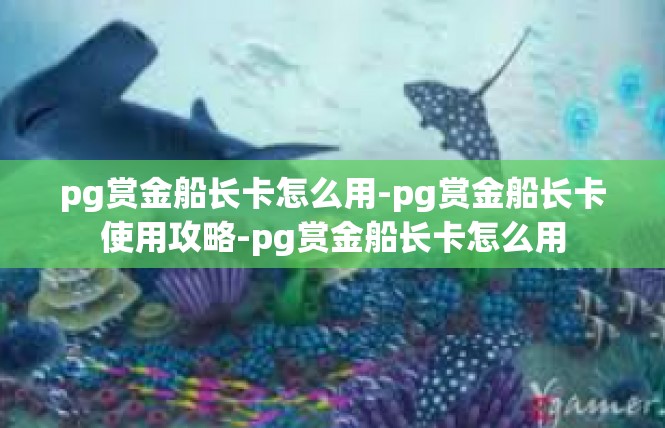 pg赏金船长卡怎么用-pg赏金船长卡使用攻略-pg赏金船长卡怎么用
