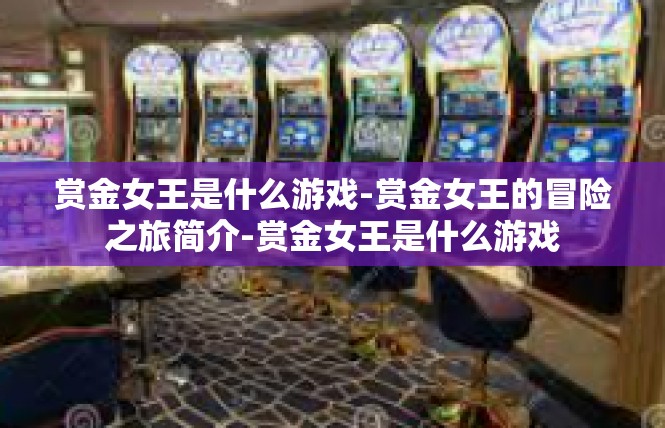 赏金女王是什么游戏-赏金女王的冒险之旅简介-赏金女王是什么游戏